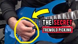 The Secret To Tremolo Picking (lesson)