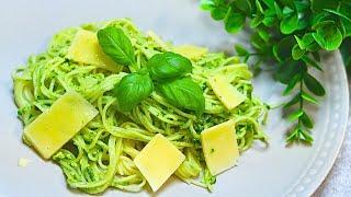 Bärlauchliebe auf Italienisch: Leckere Spaghetti mit selbstgemachtem Bärlauch Pesto Rezept