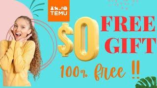 Temu Free Gift - Get Items for $0 – 100% Free! Claim Yours Now 