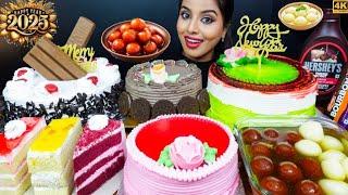 ASMR Eating Rasgulla,Gulab Jamun,Chocolate Ice Cream Cake Indian Sweet ASMR Eating Mukbang Challenge