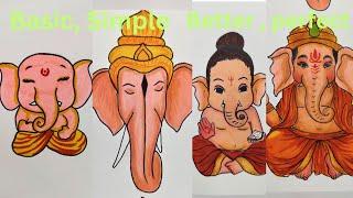 How to Draw Ganesh Ji (Step by Step)