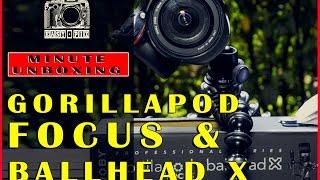 GorillaPod Focus & Ballhead X (Minute Unboxing)
