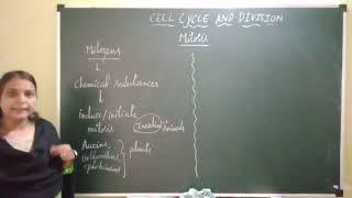 Cell cycle and cell division- Mitosis- Mitogens and mitotic poisons