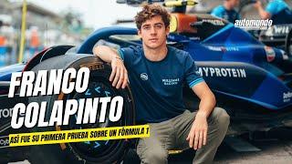  FRANCO COLAPINTO probó un Fórmula 1: así fue el test con Williams