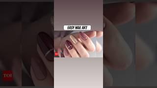 Nail art || simple nail art || makeup tricks #makeup #ukbeauty #nailpolish