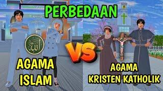 PERBEDAAN AGAMA ISLAM DENGAN AGAMA KRISTEN KATHOLIK!! || SAKURA SCHOOL SIMULATOR INDONESIA