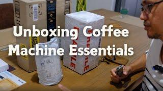 Unboxing Coffee machine essentials