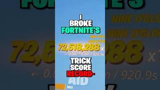 I Broke Fortnite's TRICK SCORE Record.