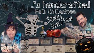 J's Handcrafted artisan soap & scents review | US Marine owned | Fall collection