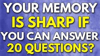 If You Fail This Quiz, You Have BAD MEMORY....(Find Out NOW!)