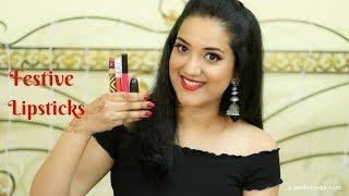 Top 10 Lipsticks for Indian festive and wedding season | Indian/Brown/Asian/Tan Skin | Perkymegs