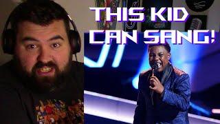 Singer reaction to Jaukeem Fortson Blind Audition on THE VOICE 2024 - Easy On Me