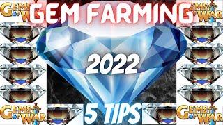 Low on Gems? DO THIS!! | Gems of War Gem Farming 2022 | 5 Tips to Repair your Gem Stack for FREE