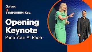 Opening Keynote: Pacing Yourself in the AI Races | Gartner IT Symposium/Xpo