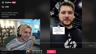 xQc Reacts to M0xy playing Overwatch with Luka Doncic