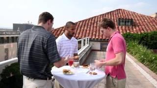 Texas Men's Swimming and Diving: Tower Reception with President Fenves [May 11, 2016]