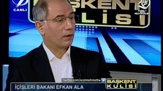 Kanal 7 Başkent Kulisi Mehmet ACET in Konuğu içişleri bakanı Efkan ALA 27.04.2014