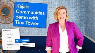 How to build a thriving online community on Kajabi with Tina Tower