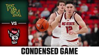 William & Mary vs. NC State Condensed Game | 2024-25 ACC Men's Basketball