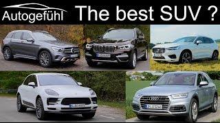 Porsche Macan vs Mercedes GLC vs BMW X3 vs Audi Q5 vs Volvo XC60 comparison REVIEW