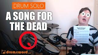  A Song For The Dead (QOTSA)  Video Drum Lesson | How To Play DRUM SOLO (Dave Grohl)