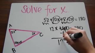 Triangle Angle Sum Theorem Tutorial