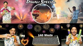 Burn Biggest Diwali Crackers Stash (120 Shots, Peacock, Skyshots) #diwalispecial