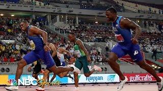 Christian Coleman’s blistering 9.76 beats Gatlin for 100m world championship | NBC Sports