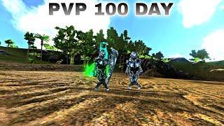 I SURVIVED 100 DAYS PVP ARK MOBILE / TAMING AND BASE UPDATED AND RAIDING