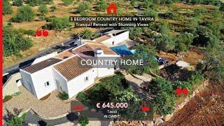 3 Bedroom Country House For Sale in Tavira, Algarve | Tranquil Retreat with Stunning Views