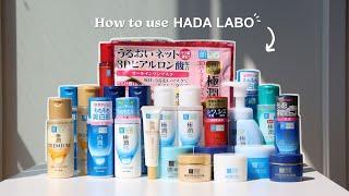 wie Sie Produkte von Hada Labo Japan *RICHTIG* verwenden!