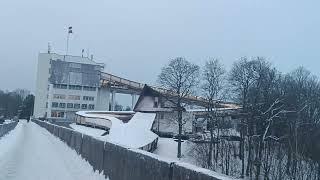 Sigulda, Latvija/ Сигулда,Латвия. Небольшая прогулка по городу и санно-бобслейная трасса