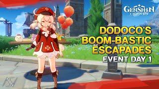 Dodoco's Boom-Bastic Escapades (Event Guide) - Stage 1 | Genshin Impact