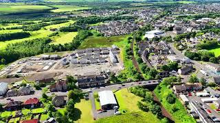 Aerial Tour of Stunning Scenery in Cowdenbeath, Lumphinnans, and Lochgelly