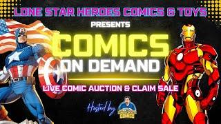 Comics On Demand #005 | Live Comic Book Claim Sale!