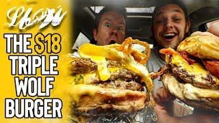 Eating Little Bad Wolf's $18 Triple Cheeseburger 