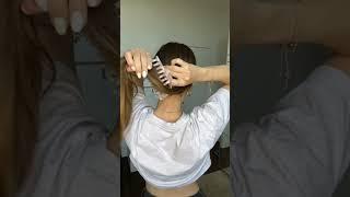 Slow motion claw clip hack for long hair have you tried it? #clawclip #clawcliphack