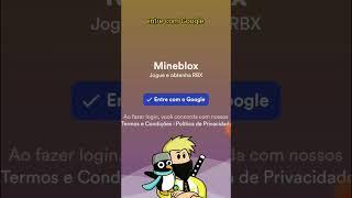 como ganhar robux grátis 100%seguro #roblox#mineblox