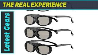 4 Pack Active Shutter 3D Glasses by Elikliv: Unleashing the Ultimate 3D Experience with Your