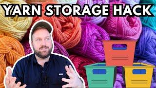 Affordable YARN Storage HACK – Level Up Your Space with a DIY Pegboard!