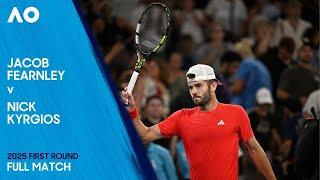 Jacob Fearnley v Nick Kyrgios Full Match | Australian Open 2025 First Round