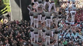 7de7 dels Castellers de Sants per Santa Eulàlia