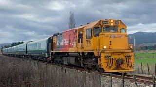 KiwiRail and Commuter trains on the Wairarapa line - Winter 2024 (HD)