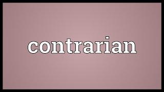 Contrarian Meaning