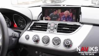 2016 BMW Z4 E89 NAViKS Video In Motion Bypass Enable OEM DVD Playback while in Motion