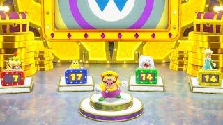 Super Mario Party Jamboree 4 Players - Wario's Buzzer Beater Minigame (Demo Gameplay)