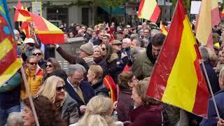 Spain | DENAES rally against Pedro Sanchez's Amnesty Law at Ferraz Street in Madrid (Dec 06, 2023)