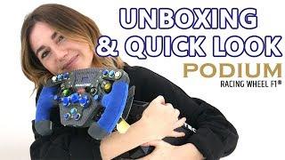 Unboxing & Quick Look l Fanatec Podium Racing Wheel F1 PS4 by SimRacingGirl