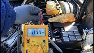 How to use a multimeter to troubleshoot electrical issue on your old Benz   SD 480p