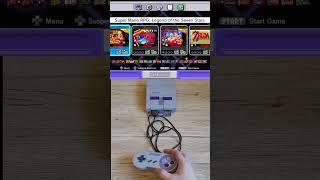 SNES Classic Edition ~ Unboxing AND Gameplay #short #nintendo #snes #retro #videogames #classicgames